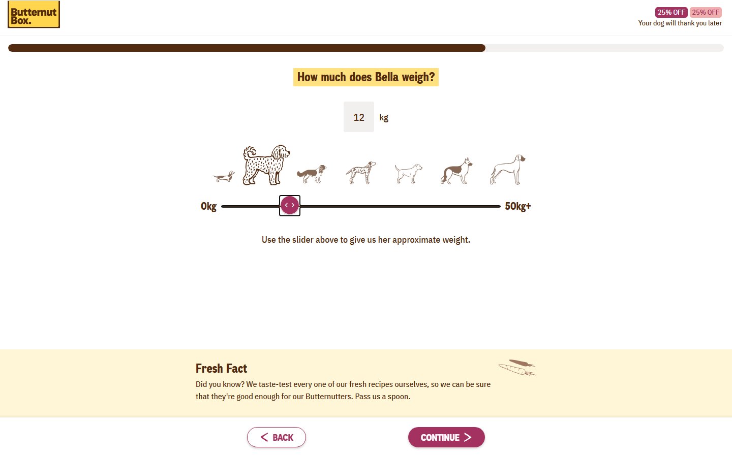 Butternut Box — Build your box — середина