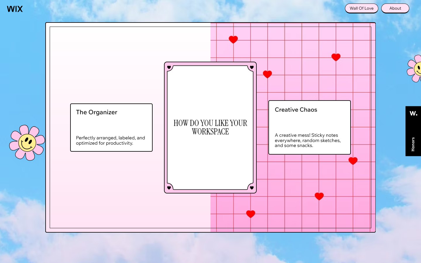 Wix — Year of Love: Find your Wix Match — середина