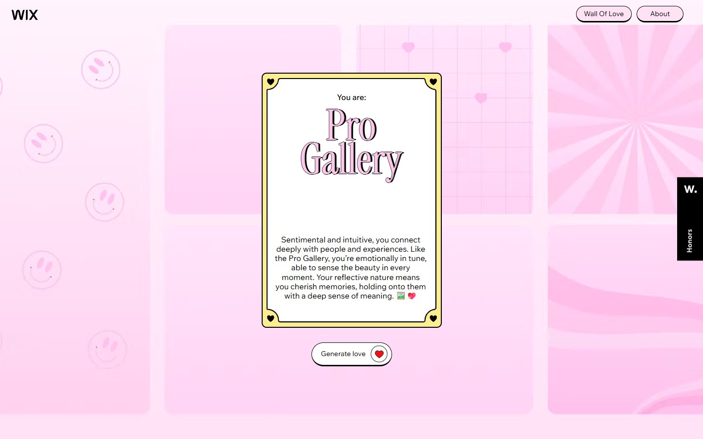 Wix — Year of Love: Find your Wix Match — финал