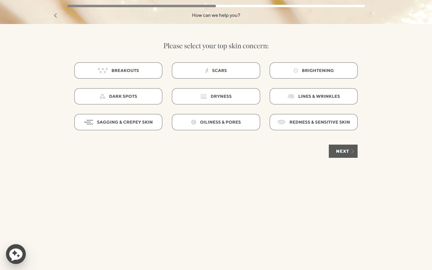 Murad Skin Regimen Quiz — первый шаг