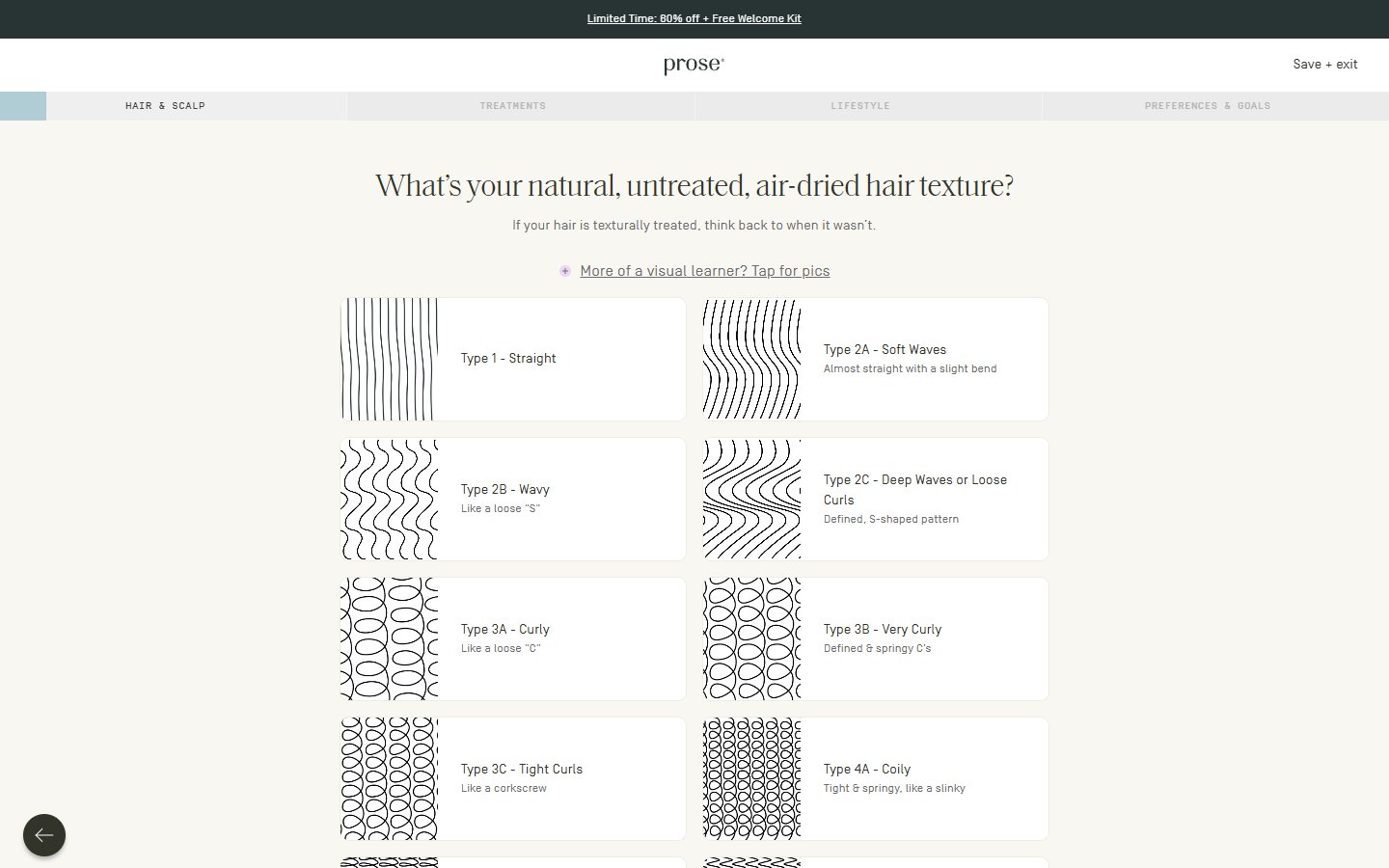 Prose — Custom Haircare Consultation — первый шаг
