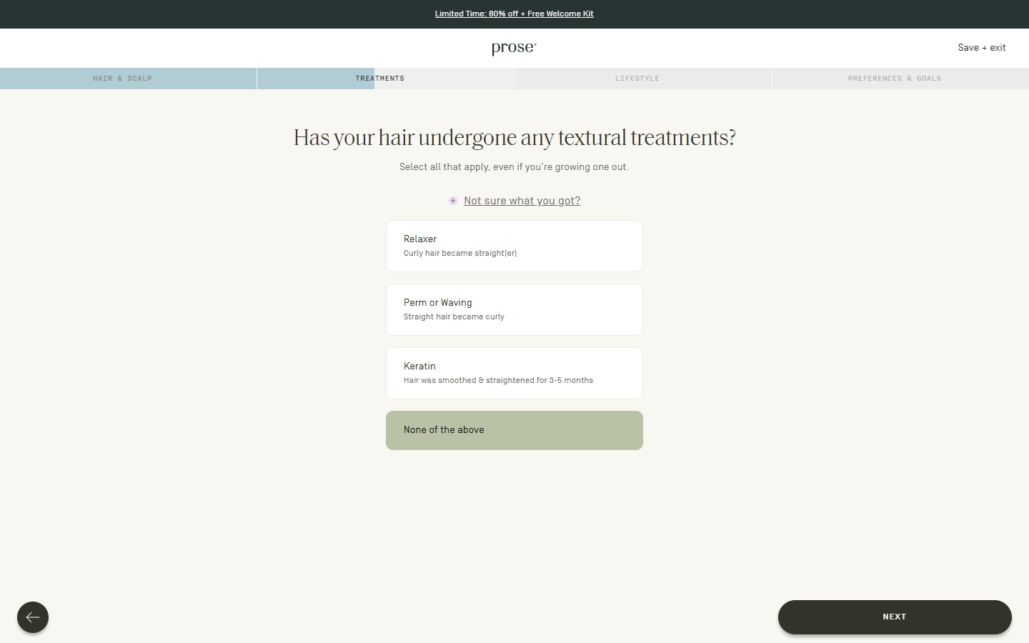 Prose — Custom Haircare Consultation — середина