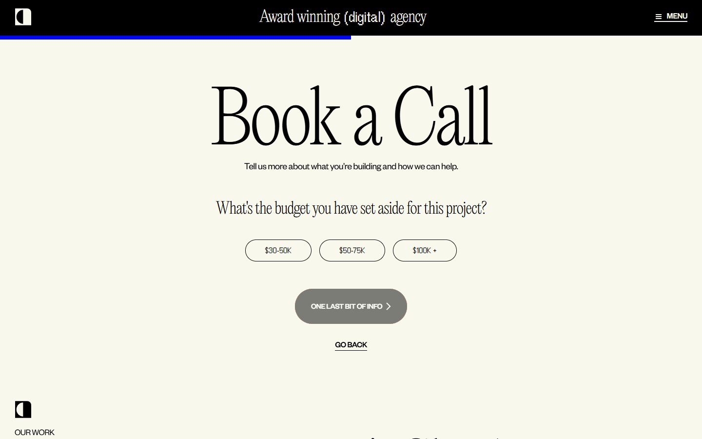 Reform Collective — Book a Call — середина